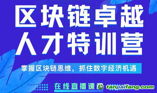 《區(qū)塊鏈卓越人才特訓營》線上課程 火熱報名中